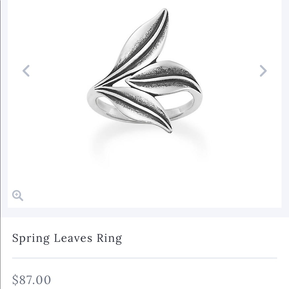 James Avery Spring Leaf Ring